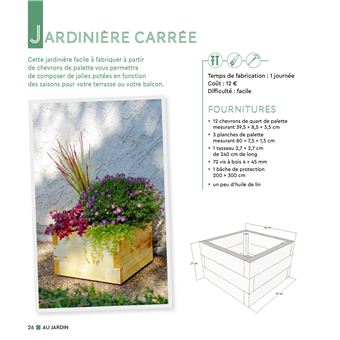 Le grand livre des palettes récup. 50 créations avec schémas de montage pour la maison et le jardin