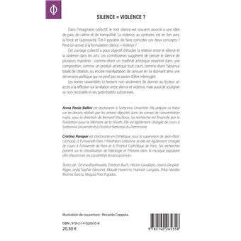 Silence = violence ?