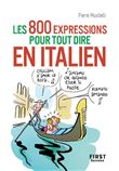 Petit livre - Les 800 expressions pour tout dire en italien