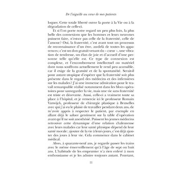 De l'aiguille au coeur de mes patients