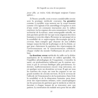 De l'aiguille au coeur de mes patients