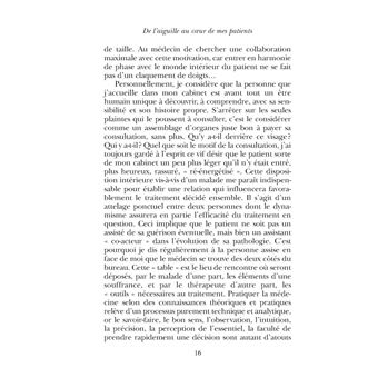 De l'aiguille au coeur de mes patients