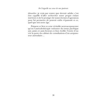 De l'aiguille au coeur de mes patients