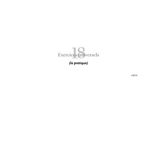 Dix huit exercices universels et leurs soufles vitaux