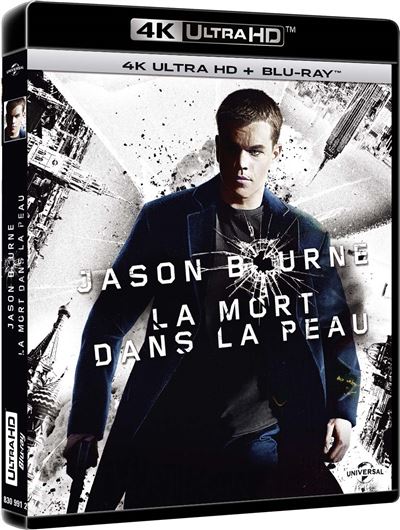 Bourne La Mort dans la peau Blu-ray 4K Ultra HD