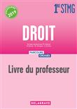 Droit 1re STMG (2019) - Livre du professeur manuel