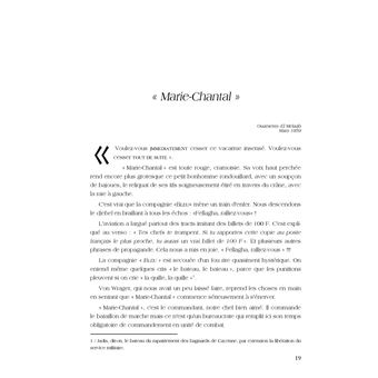 Nous regardions la mort en face!