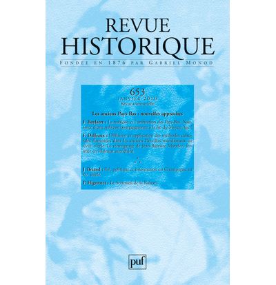 Revue historique 2010