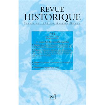 Revue historique 2010