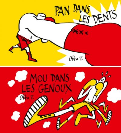 Pan dans les dents mou dans les genoux flip de sport