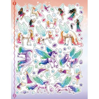Animal Style - Mes stickers licornes et fées