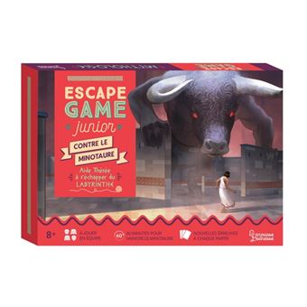Escape Game Junior - Contre le Minotaure - Aide Thésée à s'échapper du labyrinthe