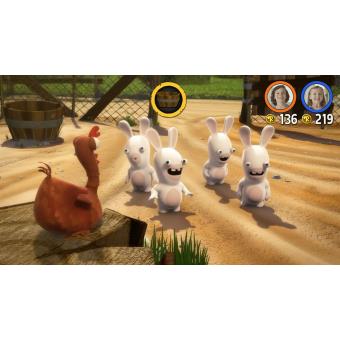 Jeu Les Lapins Crétins Invasion PS4 - Version Française, Région Libre, Bon état