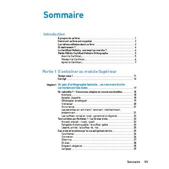 Le Certificat Voltaire pour les Nuls Concours