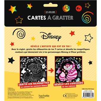 DISNEY - : DISNEY - Les Ateliers Disney - Cartes à gratter