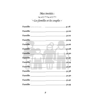 Le journal de mes réceptions