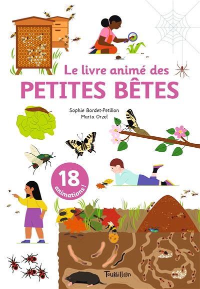 Le livre animé des petites bêtes - Sophie Bordet-Petillon - cartonné