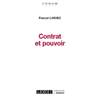 Contrat et pouvoir