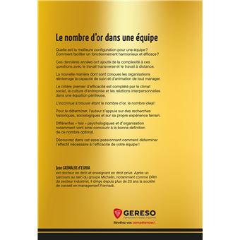 Le nombre d'or dans une équipe