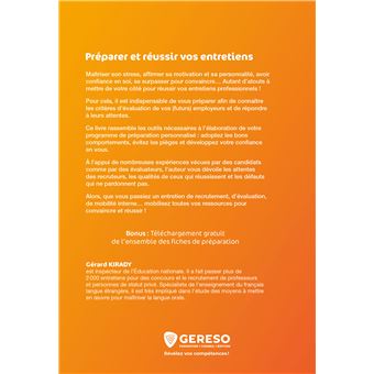 Préparer et réussir vos entretiens