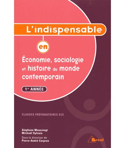 Economie, sociologie, histoire du monde contemporaine 1ère année