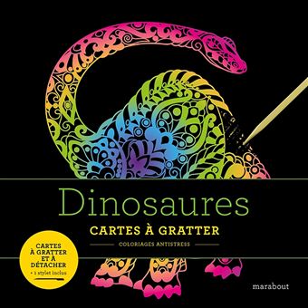 Livre à gratter : Dinosaures
