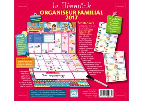 Organiseur familial Mémoniak 2016-2017 - Collectif 