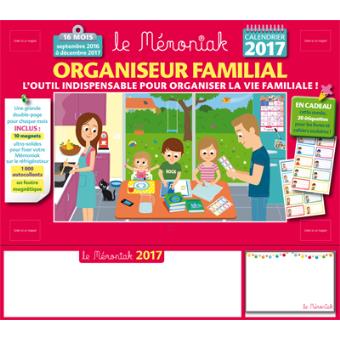 Organiseur familial Mémoniak 2016-2017 - 1