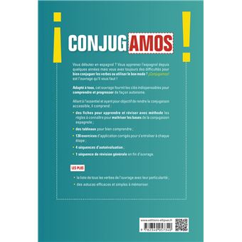 ¡Conjugamos! Conjugaison espagnole progressive avec fiches et exercices corrigés (A1-A2-B1)