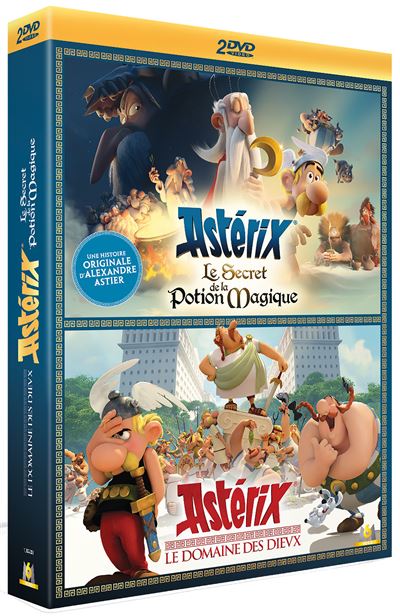 Coffret Astérix : Le Domaine des Dieux et Le Secret de la Potion Magique DVD