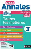 Maxi Annales Brevet 2022-Corrigé