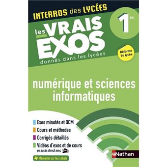 Interros des Lycées Numérique et Sciences Informatiques 1re