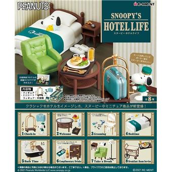 Figurine 11099 Snoopy Collection Snoopys Hotel Life Modèle aléatoire