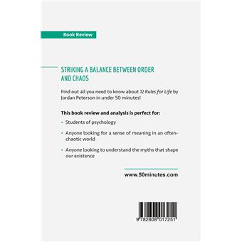 12 Rules for Life : an antidate to chaos