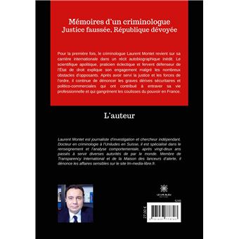 Mémoires d'un criminologue