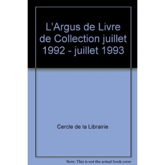 L'Argus du livre de collection