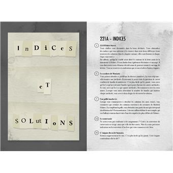 Sherlock Holmes Escape Book