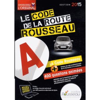 Code Rousseau de la route B 2015 - 1