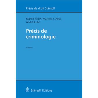 PRÉCIS DE CRIMINOLOGIE