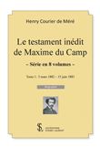 Le testament inédit de Maxime Du Camp