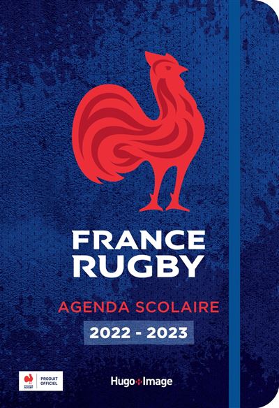 Agenda Scolaire France Rugby 2022 - 2023 -  Fédération française de rugby - (donnée non spécifiée)