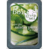 Boîte grain de sel pour des salades party 50 recettes