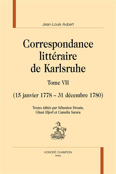 Correspondance littéraire de Karlsruhe