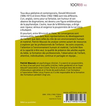1001BB 183 - Penser les soins aux tout-petits avec Emmi Pikler et Donald Winnicott