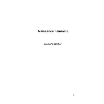 Naissance Féminine