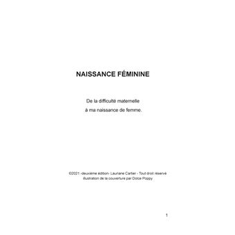 Naissance Féminine