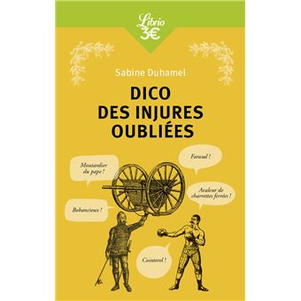 Dico des injures oubliées