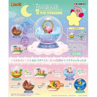 Boîte de 6 figurines Re-Ment 9502 Kirby Terrarium Collection Ashita Wa Ashita No Kaze Ga Fuku