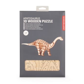 Puzzle 3D en bois Kikkerland Apatosaure