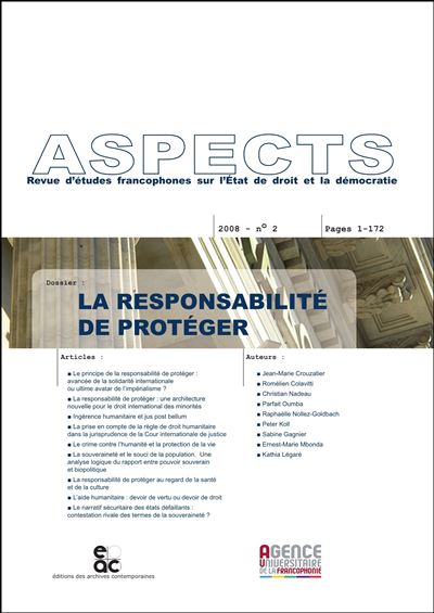 La responsabilité de protéger -  Collectif - broché
